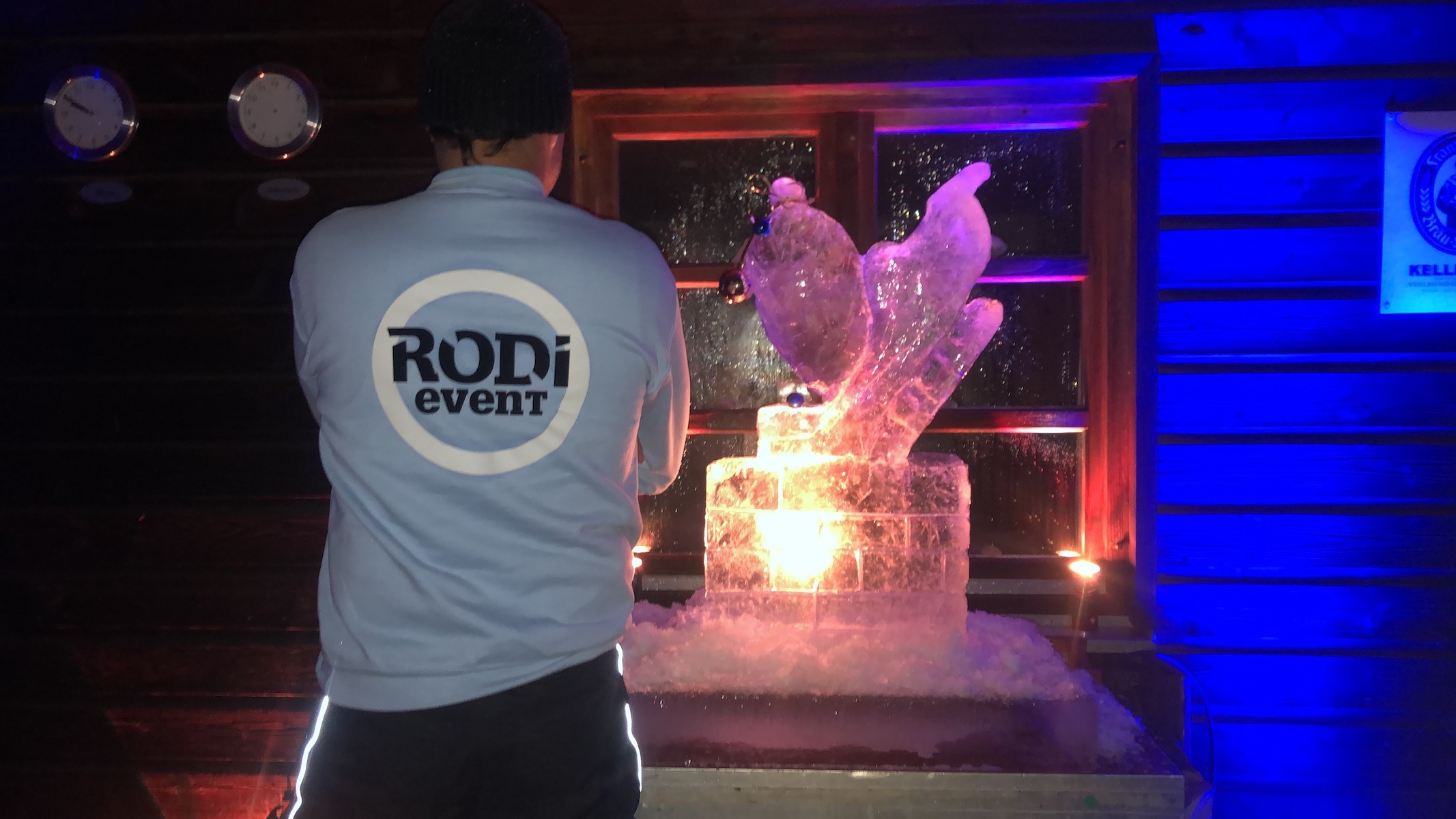 Eissinitzen das Team Event in München