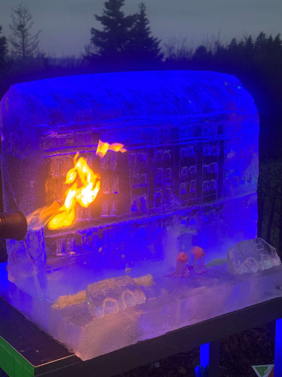 Eissinitzen das Team Event in München